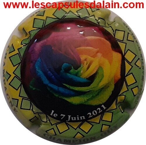 BELLE CAPSULE CHAMPAGNE CHAMPION OUY JUIN 2021 ROSE REF N°25a NEWS