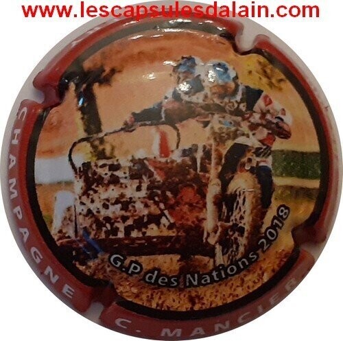 BELLE CAPSULE CHAMPAGNE MANCIER CLAUDE GP DES NATIONS 2018 NUMEROTE 500ex REF N° 1b NEWS