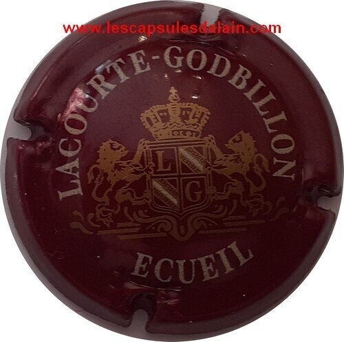 CAPSULE CHAMPAGNE LACOURTE GODBILLON  REF N°10 NEWS