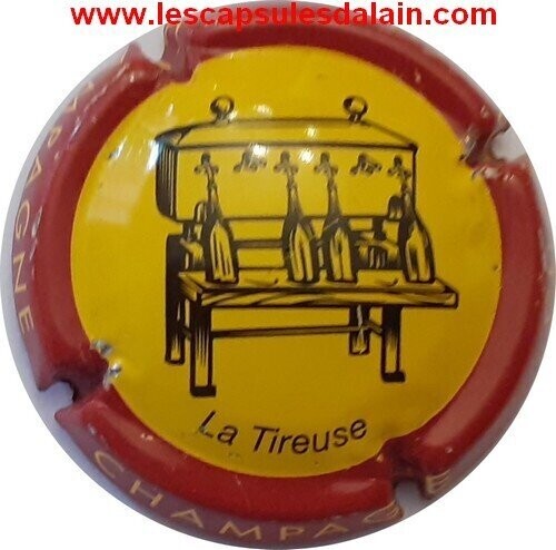 BELLE CAPSULE CHAMPAGNE GENERIQUE LA TIREUSE REF N°727d NEWS