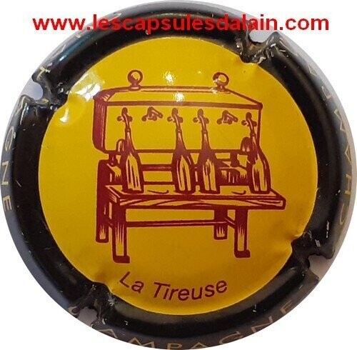 BELLE CAPSULE CHAMPAGNE GENERIQUE LA TIREUSE REF N°727e NEWS