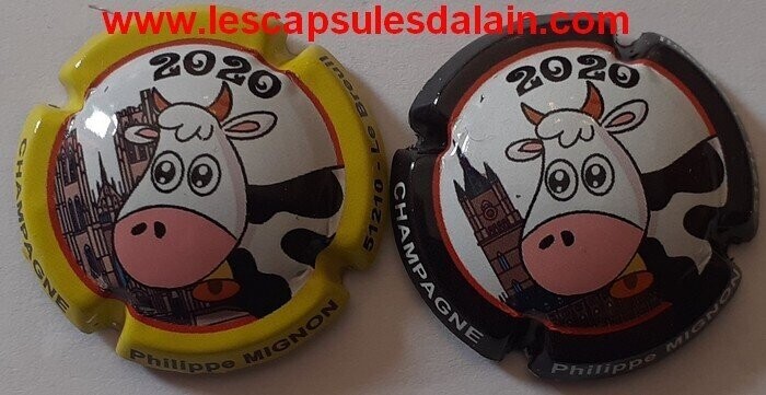 2 BELLES CAPSULES CHAMPAGNE MIGNON PHILIPPE VACHE 2021 NEWS