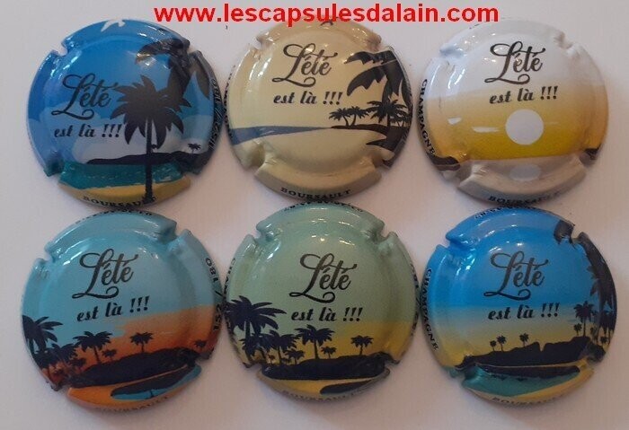 6 BELLES CAPSULES CHAMPAGNE LETE JEAN PIERRE LETE REF N°6 a 6e 180EX NEWS