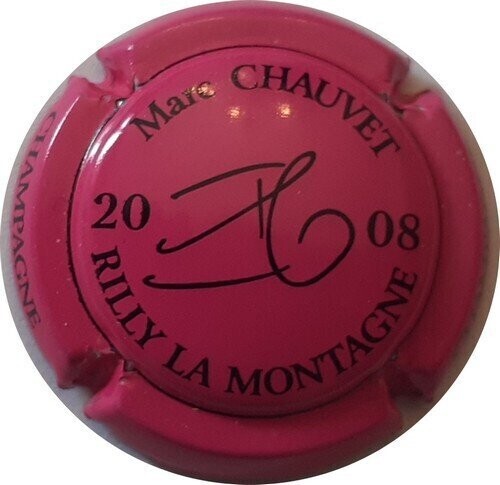 CAPSULE CHAMPAGNE MARC CHAUVET MILLESSIME 2008 REF N°23 NEWS