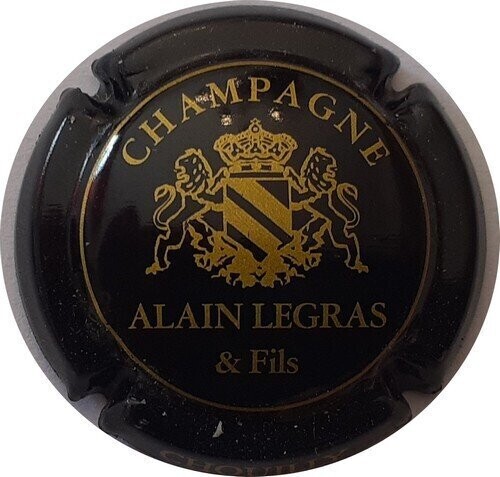CAPSULE CHAMPAGNE LEGRAS ALAIN RÉF N°2 NEWS