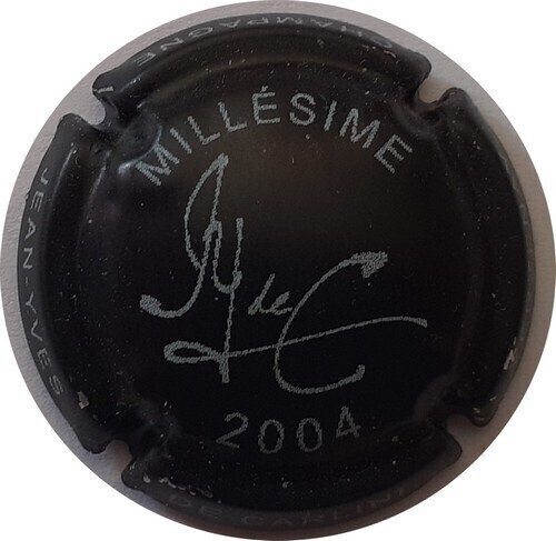 CAPSULE CHAMPAGNE DE CARLINI JEAN YVES MILLESIME 2004 RÉF N°46d