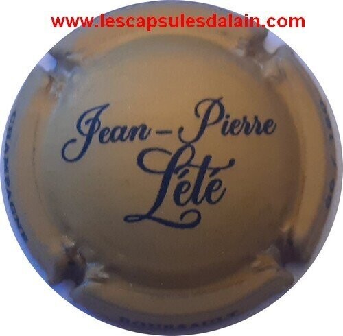 BELLE CAPSULE CHAMPAGNE JEAN PIERRE LETE OR ET NOIR MAT REF N°5c 180EX NEWS