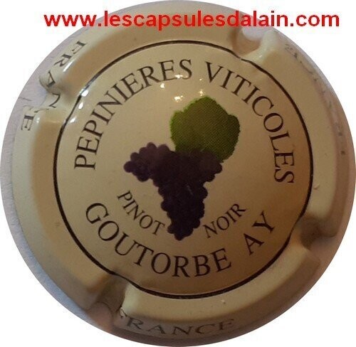 BELLE CAPSULE CHAMPAGNE GOUTORBE PINOT NOIR REF N°1 NEWS