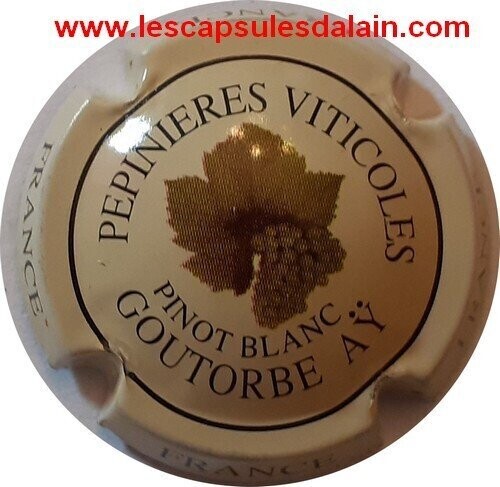 BELLE CAPSULE CHAMPAGNE GOUTORBE PINOT BLANC REF N°2 NEWS