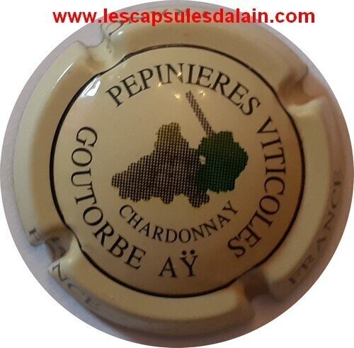 BELLE CAPSULE CHAMPAGNE GOUTORBE  CHARDONNAY REF N°3 NEWS