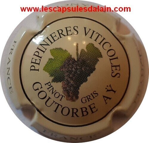 BELLE CAPSULE CHAMPAGNE GOUTORBE PINOT GRIS REF N°8 NEWS