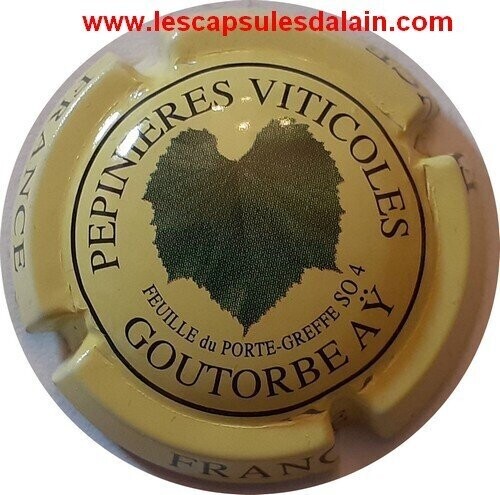 BELLE CAPSULE CHAMPAGNE GOUTORBE FEUILLE PORTE GREFFE SO 4 REF N°19 NEWS