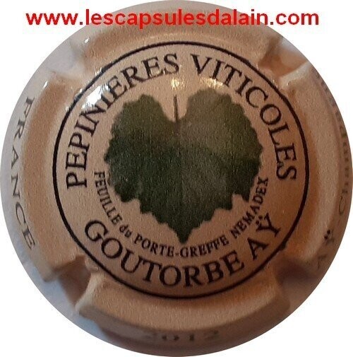 BELLE CAPSULE CHAMPAGNE GOUTORBE FEUILLE PORTE GREFFE NEMADEX REF N°21 NEWS