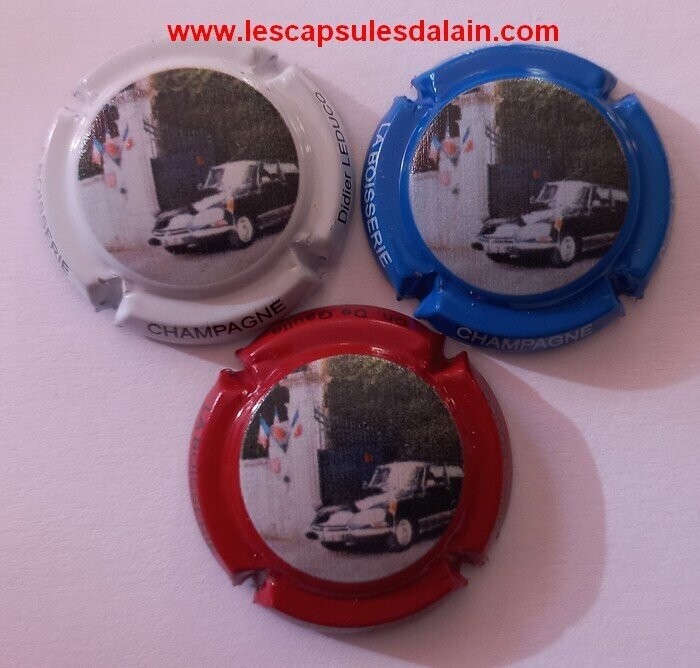 3 BELLES CAPSULES CHAMPAGNE LEDUCQ DIDIER DS DU GENERAL DE GAULLE NEWS