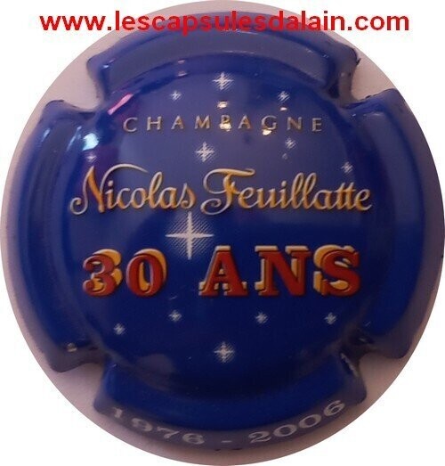 BELLE CAPSULE CHAMPAGNE NICOLAS FEUILLATTE 30 ANS REF N°39 NEWS