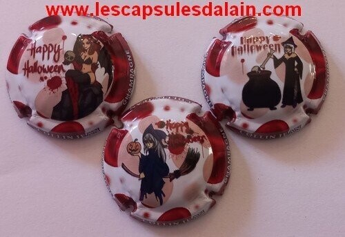 3 BELLES CAPSULES CHAMPAGNE COLLIN JEAN HALLOWEEN 2021 REF N°21 a 21b NEWS