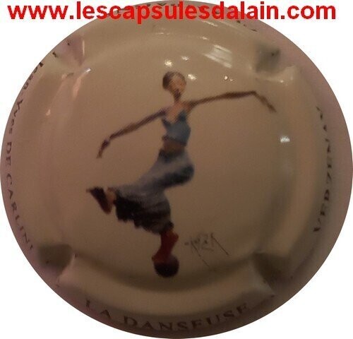 BELLE CAPSULE CHAMPAGNE DE CARLINI JEAN YVES LA DANSEUSE ART FACT 2021 REF N°51a