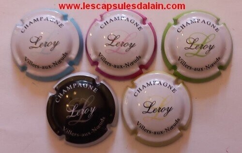 5 BELLES CAPSULES CHAMPAGNE LEROY DAMIEN REF N°6 a 6d NEWS