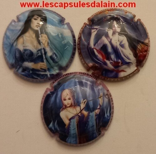 3 BELLES CAPSULES CHAMPAGNE BOUTILLIER POISSINET FEMMES REF N°9 a 9b NEWS