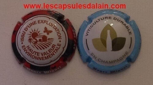 2 BELLES CAPSULES CHAMPAGNE ROGER MICHEL RECTO VERSO 500EX 2021 NEWS