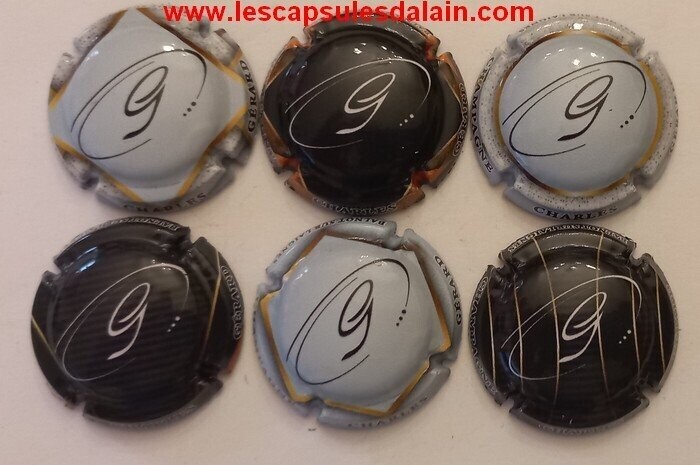 6 BELLES CAPSULES CHAMPAGNE GERARD CHARLES 2021 REF N°23 a 23e  NEWS