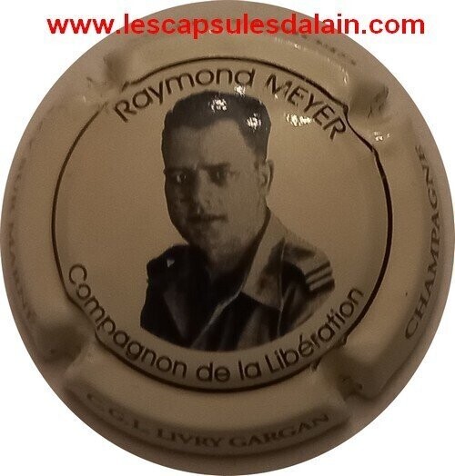 BELLE CAPSULE CHAMPAGNE HENRI GEORGES CUVEE RAYMOND MEYER REF N°8b NEWS