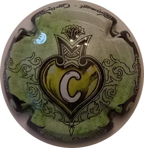 BELLE CAPSULE CHAMPAGNE GENERIQUE COEUR ET COURONNE REF N°1063 NEWS
