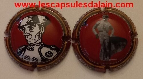 2 BELLES CAPSULES CHAMPAGNE GENERIQUE TOREADOR EXPORT 2022 REF N°948I /949k NEWS