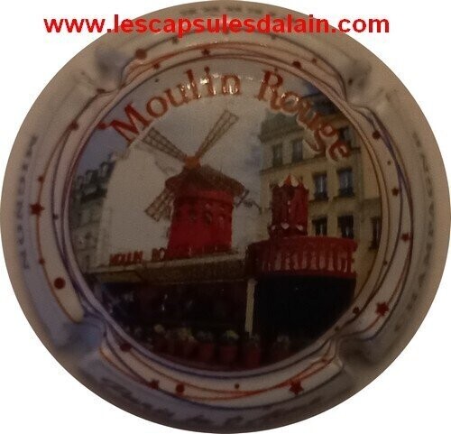 BELLE CAPSULE CHAMPAGNE PIERRE MIGNON MOULIN ROUGE REF N°201d NEWS