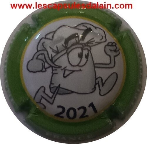 BELLE CAPSULE CHAMPAGNE PIOT CHARLENE TELETHON 2021 REF N°1b  NEWS