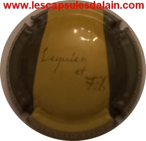 BELLE CAPSULE CHAMPAGNE LEQUIEN ET FILS CREME ET GRIS REF N°4 NEWS