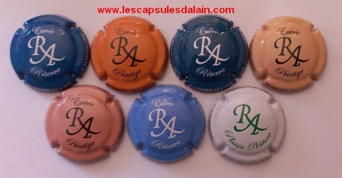 7 BELLES CAPSULES CHAMPAGNE ROBERT ALLAIT EN SERIE PRESTIGE RESERVE PLAISIR NEWS