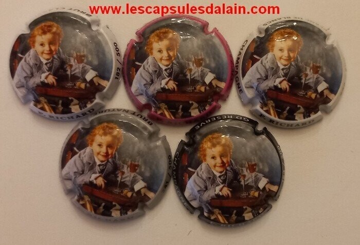 5 BELLES CAPSULES CHAMPAGNE F. RICHARD ENFANTS 2022 REF N°4 a 4d NEWS