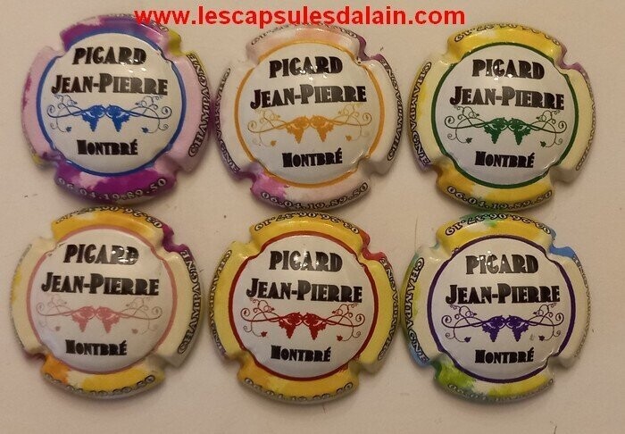 6 BELLES CAPSULES CHAMPAGNE PICART JEAN PIERRE LES GRAPPES 2022 NEWS