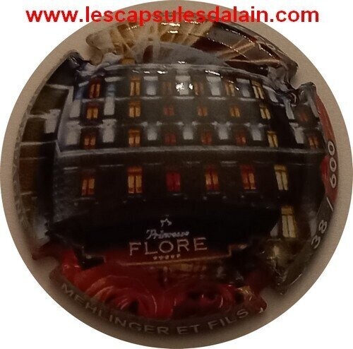 BELLE CAPSULE CHAMPAGNE MEHLINGER ET FILS PRINCESSE FLORE 600EX NEWS