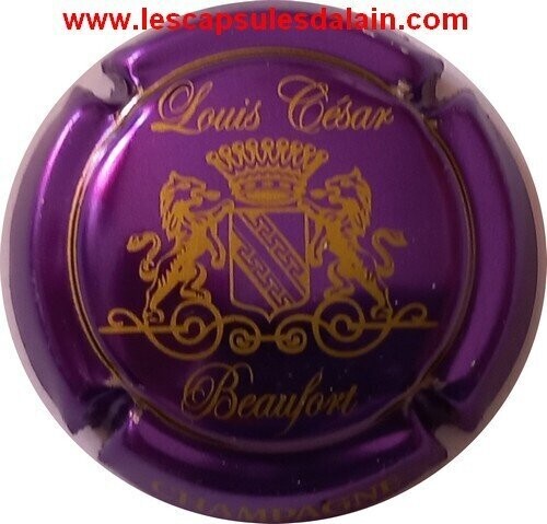 BELLE CAPSULE CHAMPAGNE BEAUFORT LOUIS CESAR REF N°4 NEWS