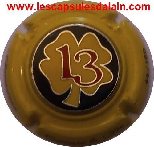 BELLE CAPSULE CHAMPAGNE COMTESSE LA FEE NUMERO 13 BIJOU PORTE BONHEUR 180EX NEWS