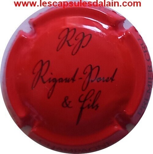 CAPSULE CHAMPAGNE RIGAUT PORET & FILS RÉF N°10d NEWS