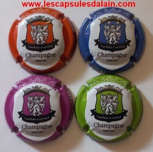 4 BELLES CAPSULES CHAMPAGNE NACHIN FORTINI ECUSSON 2022 REF N° 4d a 4g NEWS