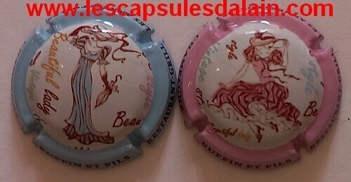 2 BELLES CAPSULES CHAMPAGNE RUFFIN ET FILS ANNEES FOLLES 2022 REF N° 61g et 61h NEWS