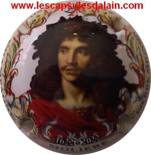 BELLE CAPSULE CHAMPAGNE PIERRE MIGNON MOLIERE 400 ANS REF N°230 NEWS