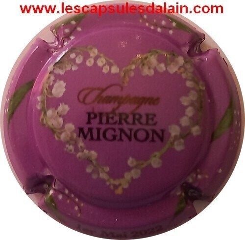 BELLE CAPSULE CHAMPAGNE PIERRE MIGNON 1er MAI 2022 REF N°234a  NEWS