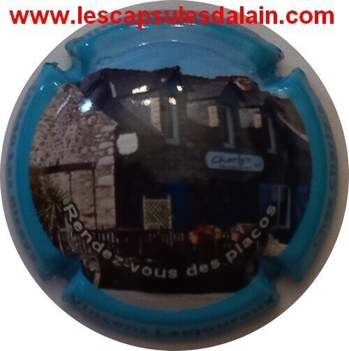 BELLE CAPSULE CHAMPAGNE VINCENT LAMOUREUX RENDEZ VOUS DES PLACOS REF N° 25a NEWS