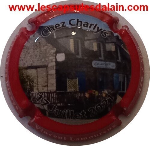 BELLE CAPSULE CHAMPAGNE VINCENT LAMOUREUX RENDEZ VOUS DES PLACOS NUM /500EX NEWS