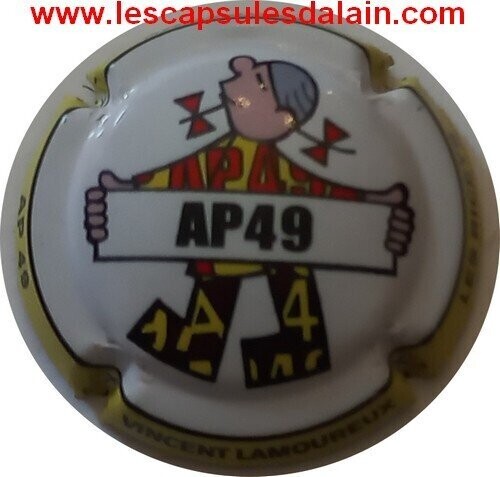 BELLE CAPSULE CHAMPAGNE VINCENT LAMOUREUX AP 49 1080EX 2022 REF N°18f NEWS