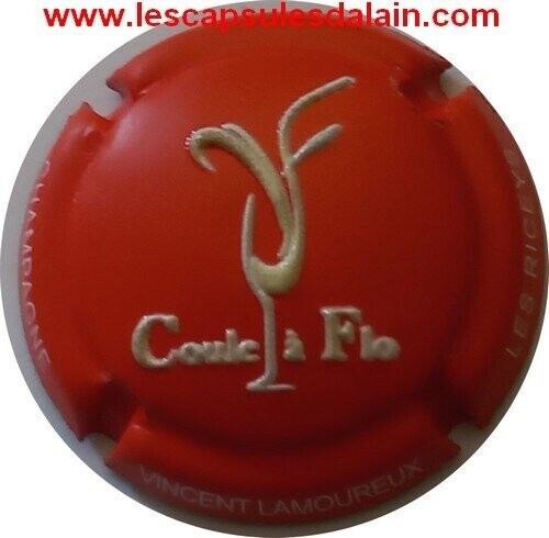 BELLE CAPSULE CHAMPAGNE VINCENT LAMOUREUX COULE A FLO RELIEF 2022 REF N°23b NEWS