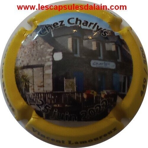 BELLE CAPSULE CHAMPAGNE VINCENT LAMOUREUX RDV DES PLACOS 500EX NOUV COULEUR NEWS