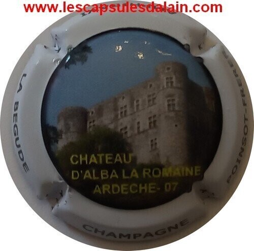 BELLE CAPSULE CHAMPAGNE POINSOT FRERE CHATEAU D'ALBA 1560EX REF N°1b NEWS