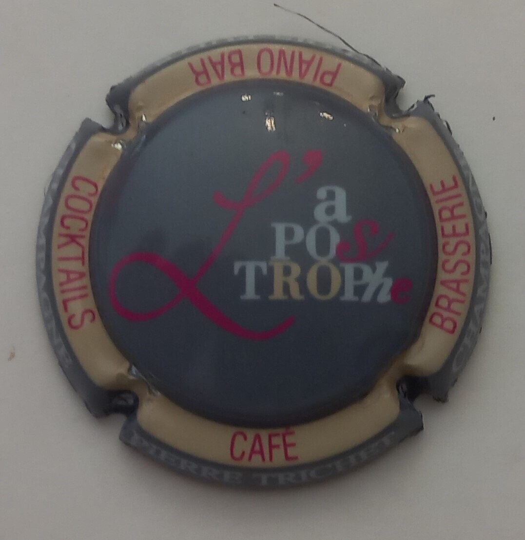 BELLE CAPSULE CHAMPAGNE TRICHET PIERRE APOSTROPHE REF N°12g NEWS