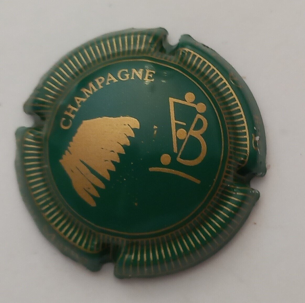 Ancien Bocal La Lorraine – Verre Fumé Vert – Emblème Chardon – 1L – Vintage